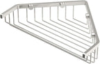 Gatco 1514 9-1/4-Inch Length Shower or Tub Corner Basket, Satin Nickel