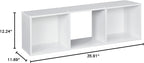 ClosetMaid 3 tier 1024 Cubeicals Organizer, 3-Cube, White