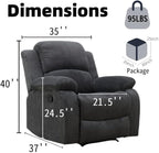 Electric Lift Recliner Sofa, Warm Plush Corduroy Fabric - Comfy Reading Chair for Living Room & Study, Ergonomic Electric Reclining Chair with Soft Upholstery