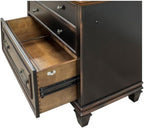 Martin Furniture Hartford Lateral File Cabinet, Brown - Fully Assembled