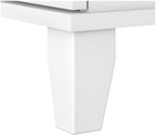 Bush Furniture 60-inch Home Office Desk with Drawers, Large Computer Table with Storage, Transitional Style, Somerset Collection, White