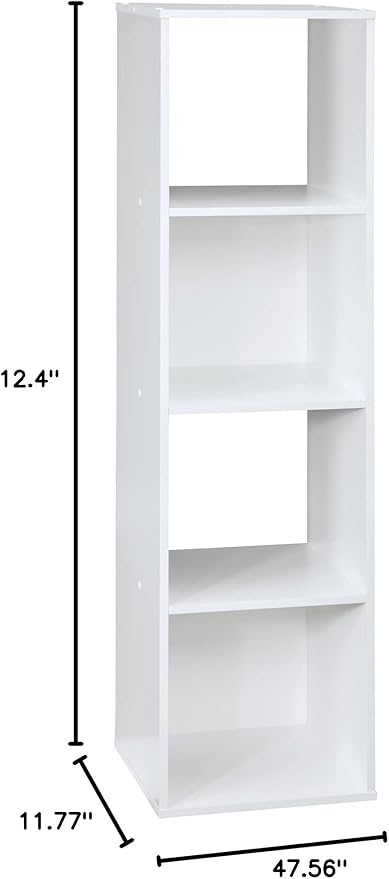 Closetmaid 4 Cube Stackable Storage, White