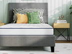 Novill 8 Inch Foam and Spring Hybrid Mattress, Twin Mattress in a Box, Medium Support, CertiPUR-US Certified Foam & Steel Coils, Durable Design, Guest and Youth Bedroom, Eco-Friendly Packaging