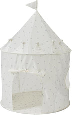 3 Sprouts Kids Play Tent - Sustainable Recycled Fabric – Fun Spacious Childs Playhouse for Indoor Games for Boys & Girls - Durable Fort Pop Up House for Toddlers & Children Age 3-10 - Blueberry Ivory