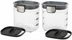 Progressive PKS-401 1.5 Cup Mini Prokeeper+ Airtight Silicone Seal Storage Container Great For Spices & Baking Acessories (2- Piece)