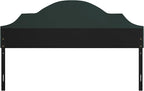 Hillsdale, Cynthia Upholstered King Adjustable Headboard, Green
