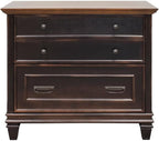 Martin Furniture Hartford Lateral File Cabinet, Brown - Fully Assembled