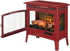 duraflame Freestanding Electric Fireplace Stove Heater with 3D Flame Effect for 1,000 Sq. Ft. Cinnamon