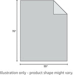 Berkshire Blanket Peanuts® VelvetLoft® Cute Character Snoopy Plush Throw Blanket,Peanuts Snoopy & Woodstock New Flower and Bees Sage,Throw 55 in x 70 in (Official Peanuts® Product)