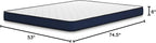 Signature Design by Ashley Full Size Firm 6 Inch Memory Foam Mattress, Super Soft Foam with Breathable Quilted Cover, Fiberglass Free, Mattress A Box, Adjustable Base Compatible, Limited Warranty