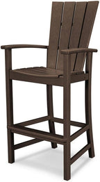 POLYWOOD® Quattro Bar Chair, Mahogany