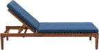 Tommy Bahama Chaise Cushion, 26" X 82" X 2.5", Bamboo Bay Cobalt