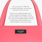 kate spade new york, Sorry Reversible Decorative Pillow for Bed or Sofa, Cotton and Linen Cover Throw Pillow, 18 x 18, Red