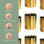 Pecksniffs Golden Ochre Scented Candle - Luxurious Honey & Amber Aroma, 180g/6.34 oz - Perfect for Relaxation & Elegant Atmospheres