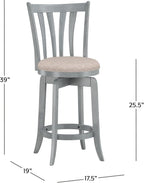 Hillsdale Furniture Hillsdale Savana Swivel Counter Stool, Blue