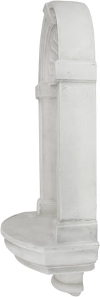 Design Toscano Classical European Style Wall Niche Display Shelf, Medium, 21 Inches Tall, Cast Stone Resin, Antique Stone
