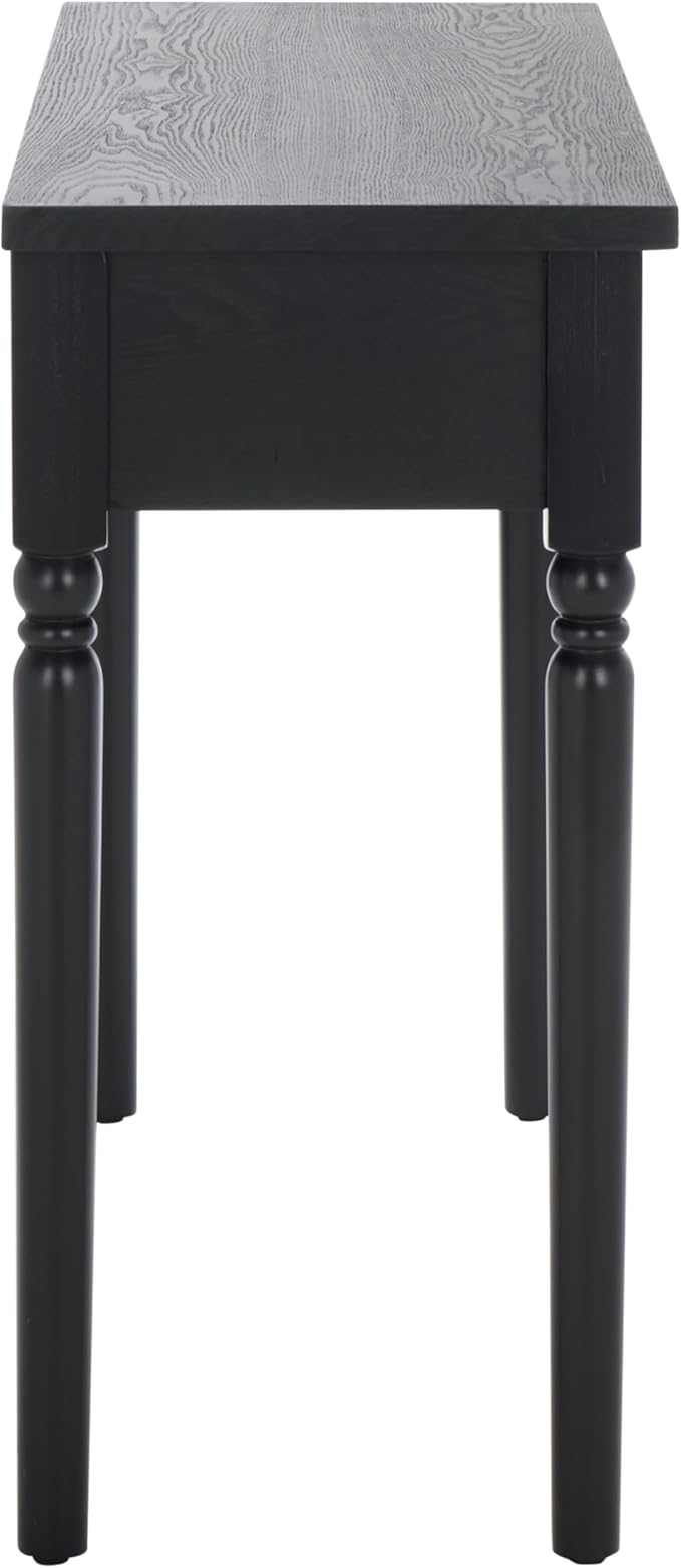 SAFAVIEH Home Collection Hanaka Black 1-Drawer Console Table
