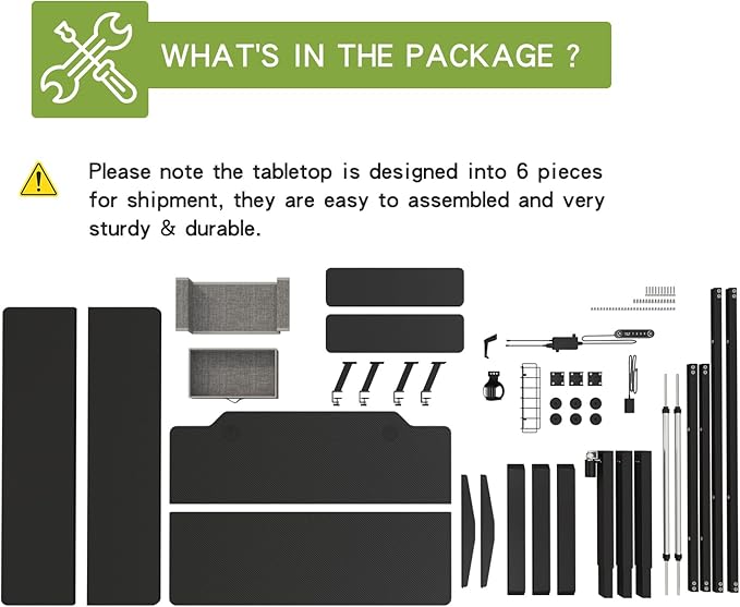 Radlove 63-Inch Large Electric Height Adjustable Computer L-Shaped Desk with Memory Controller Corner Standing Desk Modern Workstation with Splice Board Ergonomic Desk (Black Frame + Black Top)