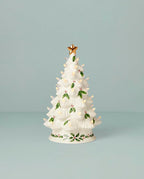 Lenox 893624 Treasured Traditions Holiday Red Bulbs Lit Tree, Christmas Decor