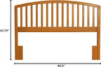 Hillsdale Carolina Headboard, Bed Frame Not Included, Full/Queen, Country Pine