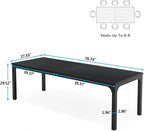 Tribesigns 78.7 Inches Extra Long Computer Desk 2 Person Desk, Double Long Desk, Workstaion for Home Office
