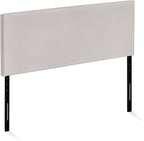 FURINNO Roanne Plain Headboard, Queen, Fog