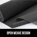 GORILLA GRIP powerGRIP Drawer Shelf and Cabinet Liner, Thick Strong Hold, Non-Adhesive Liners Protect Kitchen Cabinets and Cupboard, Bathroom Drawers, Easy Install, Breathable Mat, 20" x30', Charcoal