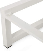 Christopher Knight Home Jerome Outdoor Aluminum Chaise Lounge with Mesh Seating (Set of 2), White