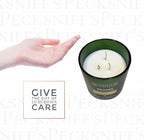 Pecksniff's Remedy Uplifting Candle - 3 Wick, 515g, 18.16 oz, Long-Lasting Relaxing Ambiance - with Earthy & Fresh Green Fragrance for Home Comfort