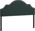 Hillsdale, Cynthia Upholstered Full/Queen Adjustable Headboard, Green