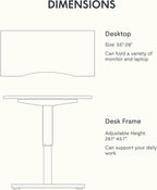 FLEXISPOT EN1 Bamboo Standing Desk, 55 x 28 Inches Whole-Piece Electric Adjustable Height Sit Stand Table, Home Office Stand Up Desk (Black Frame + Bamboo Curved Desktop, 2 Packages)