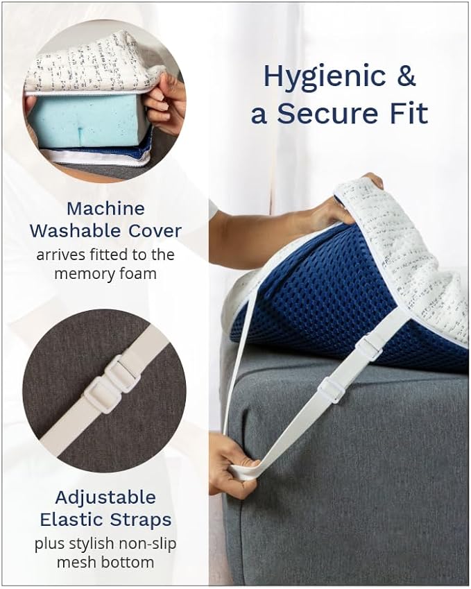 ViscoSoft 2 Inch Memory Foam Mattress Topper King - Select High Density Ventilated Mattress Pad - Premium Removable Rayon Cover