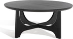 SAFAVIEH Couture Collection Sasha Contemporary Black Round Coffee Table
