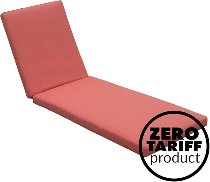 Tommy Bahama Chaise Cushion, 23" X 75" X 2.5", Bamboo Bay Mango