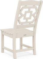 Martha Stewart by POLYWOOD® Chinoiserie Dining Side Chair in Sand