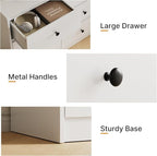 9 Drawer Dresser for Bedroom, 59" Wide White Chest of Drawers, Wooden Dresser with 9 Drawers with Ample Storage, Modern Storage Organizer for Hallway,Nursery