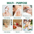 Towelettes Disposable 10 x 12" - XL Disposable Towel for Women - Clean Face Towels for Makeup Removal and Skin Care - Soft, Unscented and Gentle Formula Biodegradable Face Towels