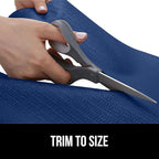 GORILLA GRIP DripGuard Shelf Liner, Non Adhesive Drawer and Kitchen Cabinet Protector, 24x240 Inch, Slip Resistant BPA Free Smooth Surface Plastic Liners for Cabinets, Bathrooms, Closets, Navy Blue