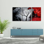 Wieco Art Canvas Wall Art Abstract Pictures for Wall Decor Canvas Prints of Abstract Paintings for Living Room Decor 3 Panels Artwork Sets for Home Decor Office Decorations