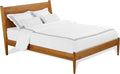 Mid-Century Panel Bed - King Size - Castanho Finish
