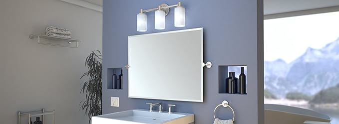Gatco 1296, Modern Decor Wall Hook. Coat Hat Towel Robe hook. For Enteryway, Living, Kitchen, Bathroom, Bedroom. 3-hook, Sturdy Satin Nickel on Premium Brass.