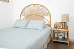 KOUBOO Rattan Loop Headboard, Queen, Natural