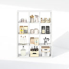 Furinno Cubic Closet Organizers and Storage, 12-Cube Closet Organizer, Open Shelf Closet Storage, Extra Thick Frame for Wardrobe, Bedroom, Living Room, White