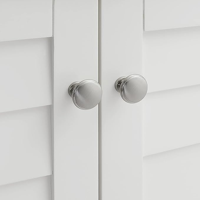 Crosley Furniture Lydia Accent Storage Cabinet, Bar, Buffet for Kitchen, Living Room, or Entryway, White