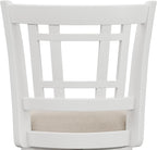 Hillsdale Fairfox 24.5" Wood Swivel Counter Height Stool, White