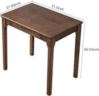 Solid Wood Desk, Gaming Study Home Office Desks for Work, Student PC Desk for Bedroom, Small Computer Desk for Small Spaces, Easy to Assemble (Walnut Color, 31inch)