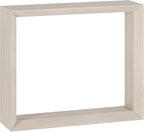 Henn&Hart 36'' Wooden Rectangular Console Table Entryway Table, Sofa Table for Entryway, Living Room, Couch, Hallway, or Office, Alder White
