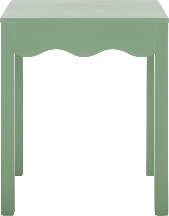 SAFAVIEH Home Collection Litith Sage Square Wave Accent Table