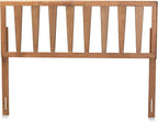 Baroque Beauty Headboard - Elegant Ash Walnut Finish, Wood Construction, Classic Design for Timeless Bedroom Style King