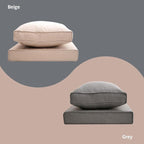 Patio Furniture Sofa Cushion Set Outdoor Living Deep Seating Cushions Thick Foam Replacement Cushion,23.6x23.6 Inch,Navy Blue